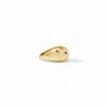 Julie Vos Luna Ring In Gold/sapphire Blue