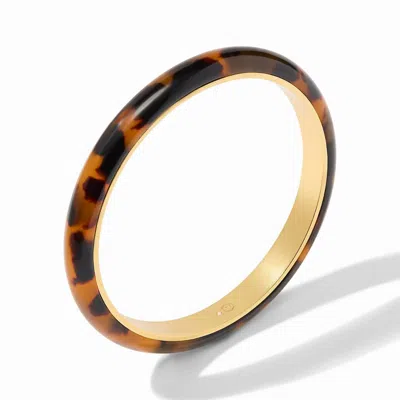 Julie Vos Madison Statement Bangle In Tortoiseshell