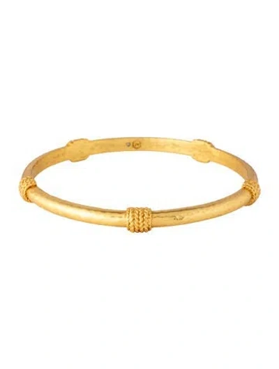 Pre-owned Julie Vos Rope Station Bangle, 7.75" In Multicolor