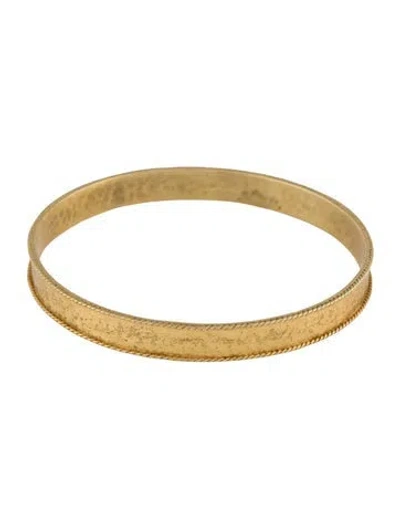 Pre-owned Julie Vos Savoy Bangle Bracelet, 8.25" In Multi