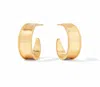 Julie Vos Savoy Hoop C Earrings In Gold In Gold