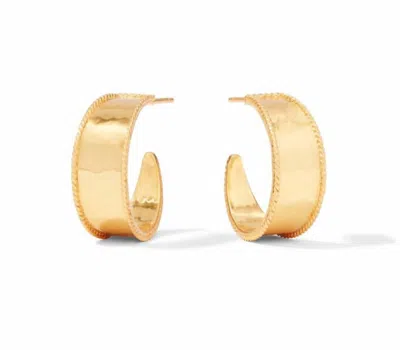 Julie Vos Savoy Hoop C Earrings In Gold