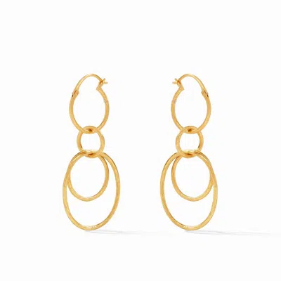 Julie Vos Simone 3-in-1 Earring In Gold