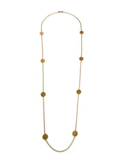 Pre-owned Julie Vos Station Necklace, 40" In Multi