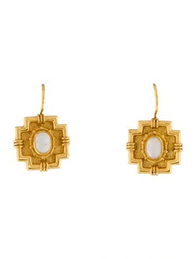 Pre-owned Julie Vos Vintage Imperial Drop Earring In Multi