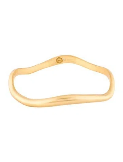 Pre-owned Julie Vos Wave Bangle Bracelet, 8.75" In Multi