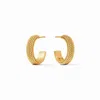 Julie Vos Beaded Eternity Hoop In Gold In Gold