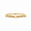 Julie Vos Women's Cabochon Bangle In Iridescent Clear Crystal In Multi