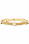 Julie Vos Women's Cabochon Bangle In Pearl In Sand