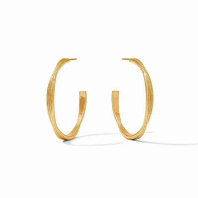 Julie Vos Women's Cheval Twist Hoop In Gold