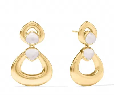 Julie Vos Women's Dolce Statement Earring In Iridescent Clear Crystal In Multi