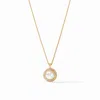 Julie Vos Women's Odette Pearl Solitaire Necklace In Gold In Gold