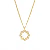 Julie Vos Women's Odette Solitaire Necklace In Gold In Gold