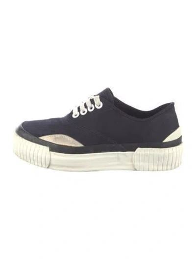 Pre-owned Julien David Sneakers In Blue