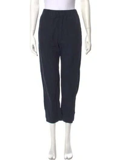 Pre-owned Julien David Straight Leg Pants In Blue