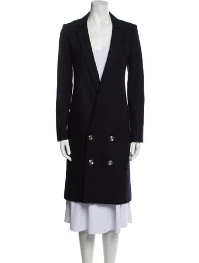 Pre-owned Julien David Wool Coat In Black