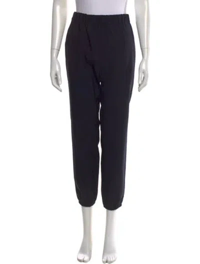 Pre-owned Julien David Wool Skinny Leg Pants In Black