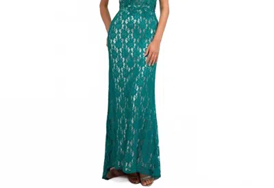 Juliet Ariel Dress In Emerald Green