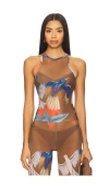 Juliet Johnstone Mesh Tank Top
