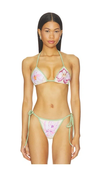 Juliet Johnstone The Bailey String Bikini Top In Multi