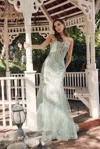 Juliet Jt2441s Mermaid Formal Evening Long Prom Dress In Green