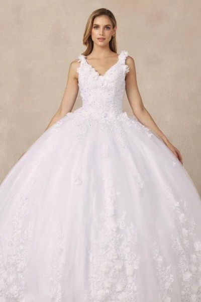 JULIET LONG QUINCEANERA SLEEVELESS BALL GOWN