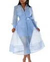 Juliet Roses 2pc Cardigan & Dress Set In Blue