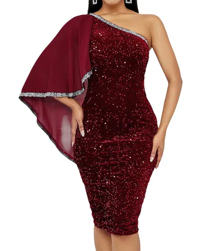 Juliet Roses Jumpsuit In Burgundy