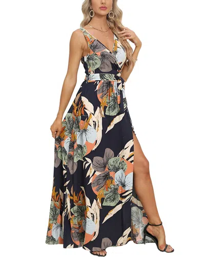 Juliet Roses Maxi Dress In Multi