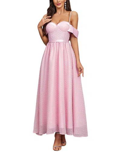 Juliet Roses Maxi Dress In Pink