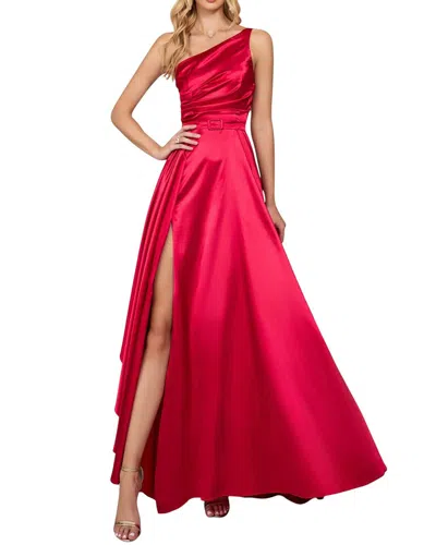 Juliet Roses Maxi Dress In Red