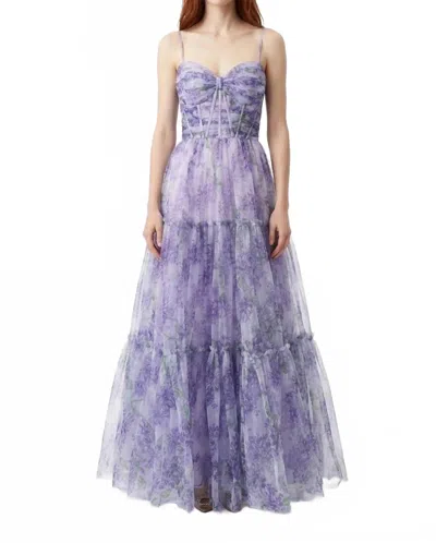 Juliet Women's Formal Dress In Lilac In Blue