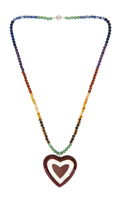 Julietta Alma Necklace In Orange