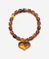 Julietta Amore Amber Bead Necklace In Multi
