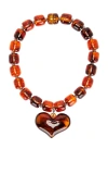 Julietta Amore Necklace In Brown