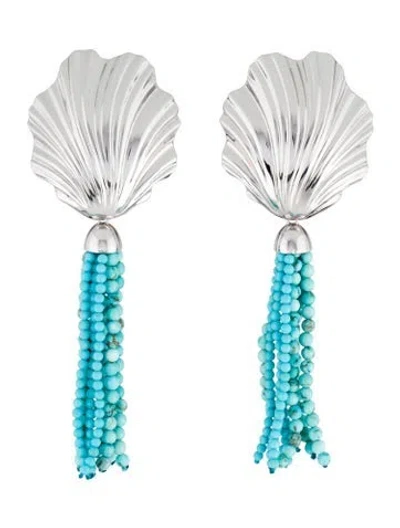Pre-owned Julietta Bead Aria Earrings In Multicolor