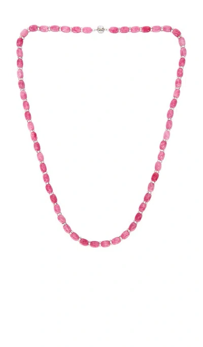 Julietta Donna Linea Necklace In Pink