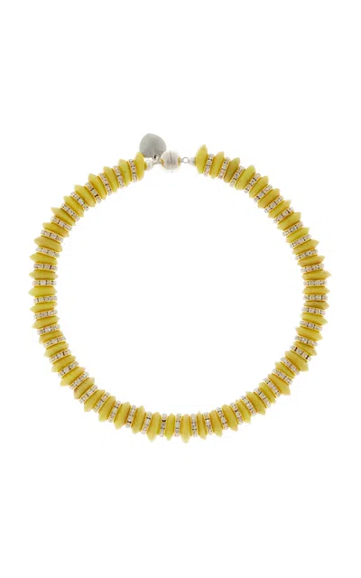 Julietta Exclusive Heron Beaded Necklace In Yellow