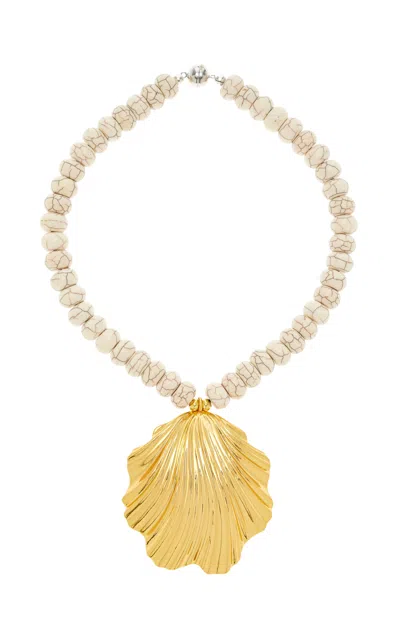 Julietta Exclusive Milos 24k Gold-plated Shell Necklace