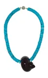 Julietta Exclusive Mykonos Beaded Pendant Necklace In Black