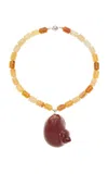 Shop Julietta Exclusive Paloma Jade Enamelnecklace