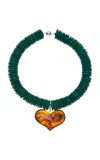Julietta Exclusive Porto Stone Beaded Resin Necklace