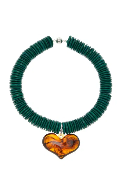 Julietta Exclusive Porto Stone Beaded Resin Necklace