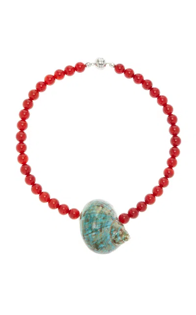Julietta Exclusive Sardinia Carnelian Shell Necklace