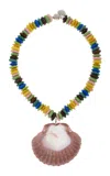 Julietta Exclusive Triton Beaded Shell Necklace In Multi