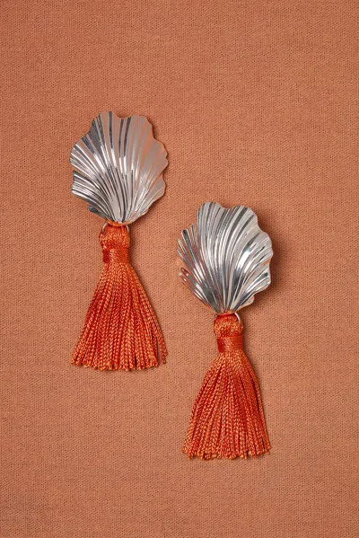 Julietta For Fwrd Coquille Earrings In Black