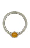 Julietta Hera Rhodium-plated Citrine Necklace In Metallic
