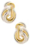 Julietta Knot Earrings In Multi
