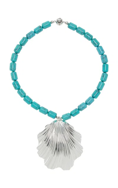 Julietta Leone Beaded Pendant Necklace