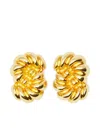 Julietta Loulou Stud Earrings In Gold